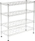 GATTO 4-Tier Chrome Wine Rack - 36 Bottle